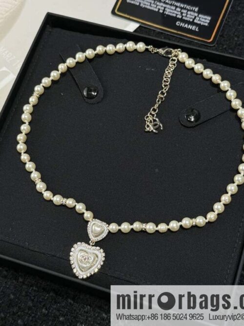 wsxc1727100852374_0-800x8001iigp3r2bny52243_20250630004029.jpg ☀️New ☑️ Chanel peach heart love pearl necklace