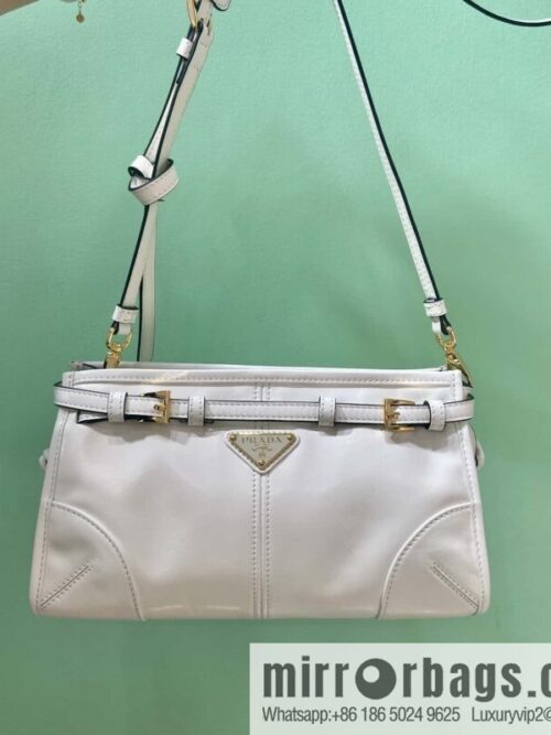 wsxc1727185342064_0-800x800nelwirod1ll155707_20250705115100.jpg PRADA 🎉 LusSo lf oil wax leather 🎉 1BA215 messenger bag 🎉 white