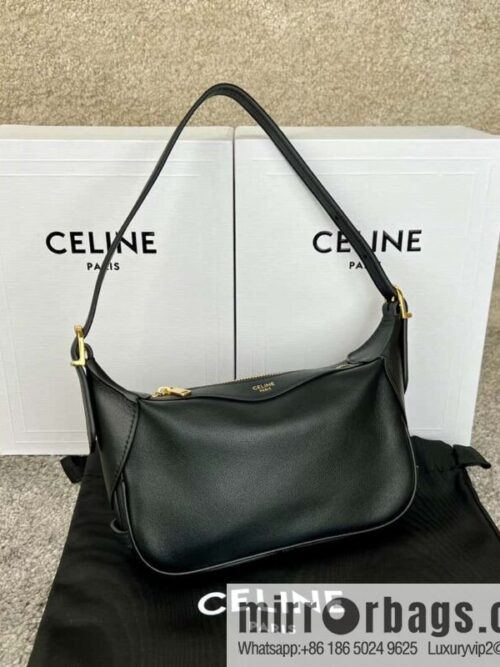 wsxc1727190687087_0-800x800ouxxolfurzu155470_20250705114126.jpg CELINE ROMY Mini Soft Cow Leather Handbag 10K123 Black