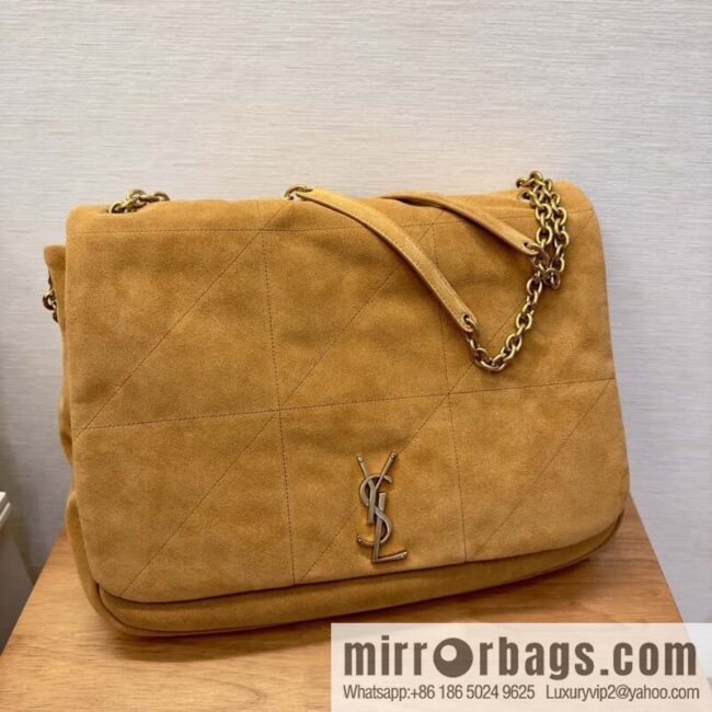 YSL 𝗝𝗔𝗠𝗜𝗘_ large suede handbag 742431