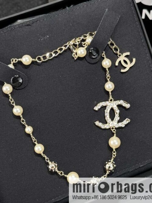 wsxc1727455074243_0-800x800budzct3qtye51751_20250630003525.jpg ❗️New ❗️☀️ New ☑️ Chanel Double C Pearl Necklace ☀️