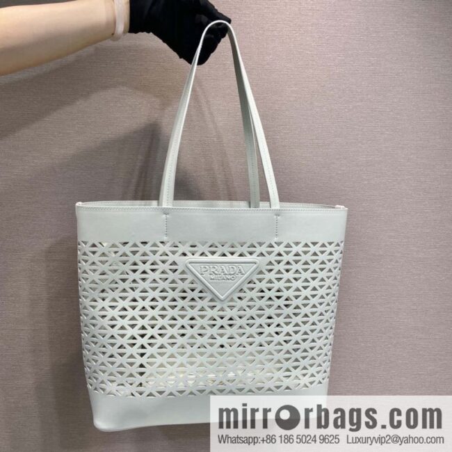 PRADA 🎉 hollow tote bag 🎉 1BG503 hollow 🎉🎉 white
