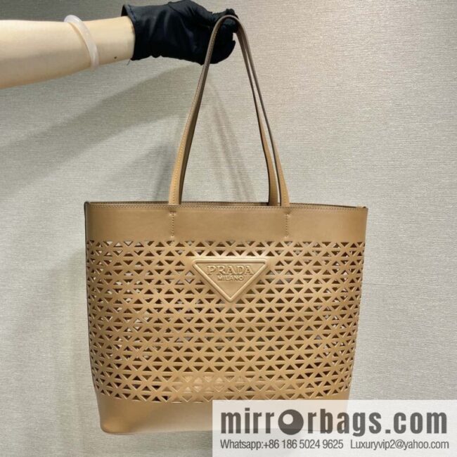 PRADA 🎉 hollow tote bag 🎉 1BG503 hollow 🎉🎉 brown