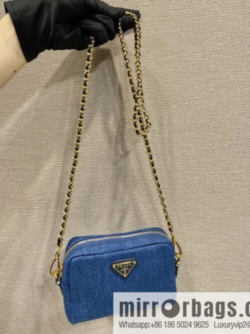 wsxc1730125234225_0-800x800fqcy1xp11bu145590_20250705051309.jpg PRADA 🎉 medieval denim bag 🎉 1NS695 S🎉🎉