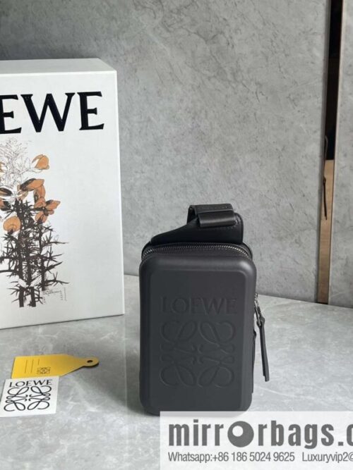 wsxc1731427462573_0-800x800sk4yc0wntln141276_20250705021911.jpg LOEWE Luo Jia Smooth Cow Leather Molded Sling Crossbody Bag 0902 Coffee