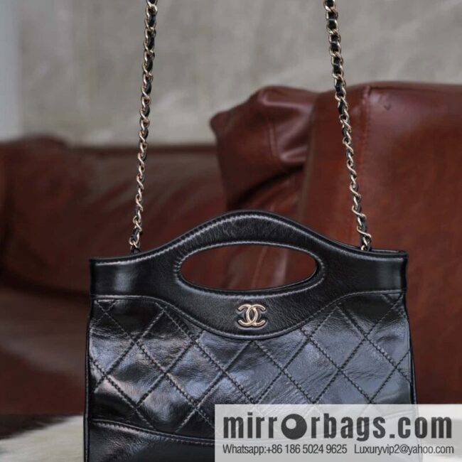 wsxc1731428598238_0-800x800durcvtlggrw141235_20250705021620.jpg Chanel 24C horizontal 31bag nano leather, black ➿ AP3656