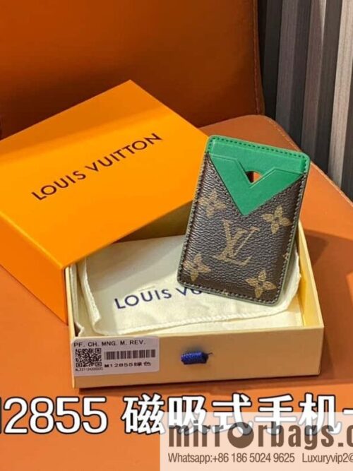 [Boutique‑grade] M12855 presbyopia green, magnetic mobile phone card holder