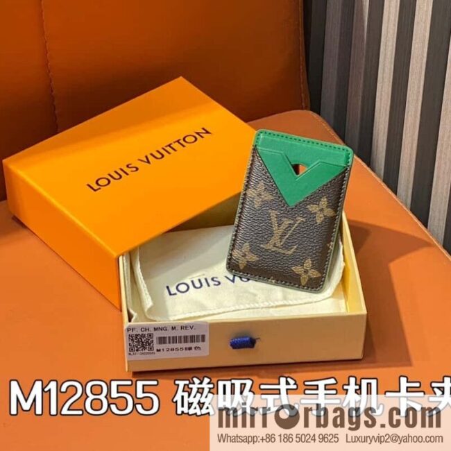 [Boutique‑grade] M12855 presbyopia green, magnetic mobile phone card holder