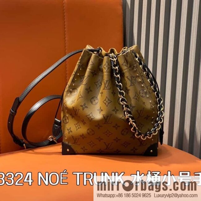 [Boutique‑grade] M13324 yellow flower, willow nail bucket bag series NO ÉTRUNK bucket small handbag 2025 Cruise early spring series