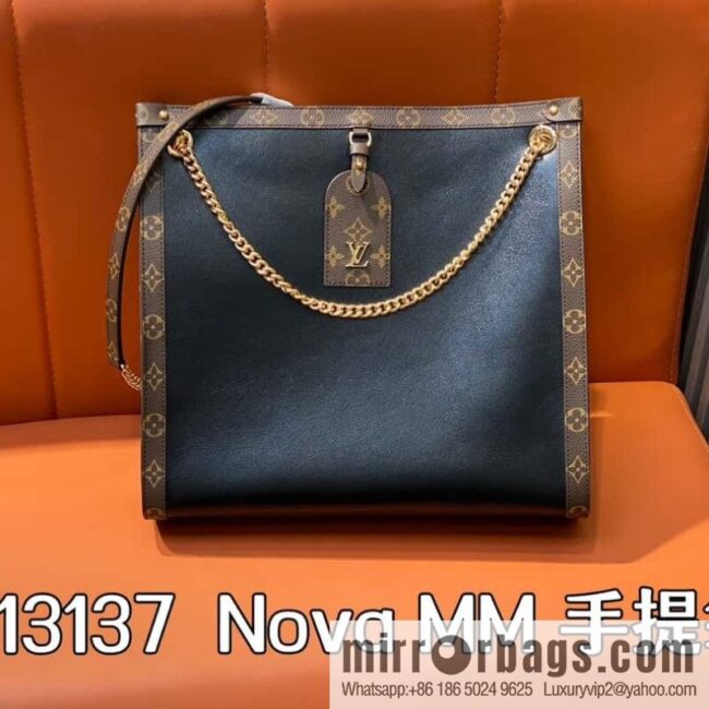 [Boutique‑grade] M13137 black/presbyopia, tote bag series Nova MM tote bag