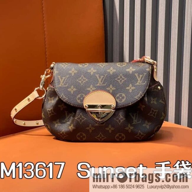 [Boutique‑grade] M13617 presbyopia, armpit bag ingot bag series Sunset handbag