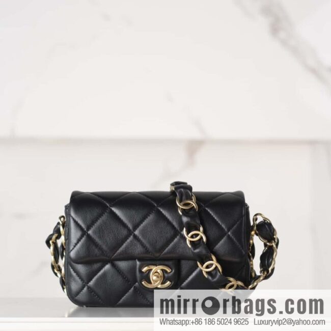 wsxc1732554711316_0-800x800njvgcpdgyts131959_20250702223300.jpg ππππππ 24K thick chain armpit bag, large mini black AS5174