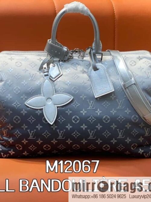 [Boutique‑grade] M12067 silver down, travel bag series, ski series KEEPALL BANDOULIZRE 45 travel bag