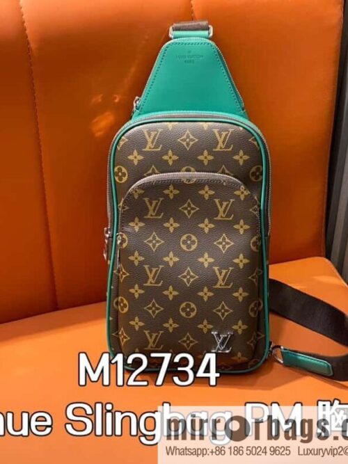 [Boutique‑grade] M12734 presbyopia/green, breast bag series Avenue Slingbag PM breast bag