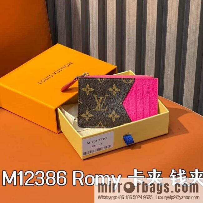[Boutique‑grade] M12386 presbyopia plum red, card bag wallet series Romy card clip, wallet