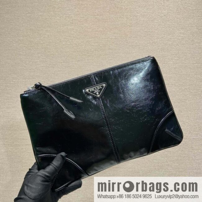 PRADA 🎉 oil wax leather handbag 🎉 2NH006A oil wax handbag