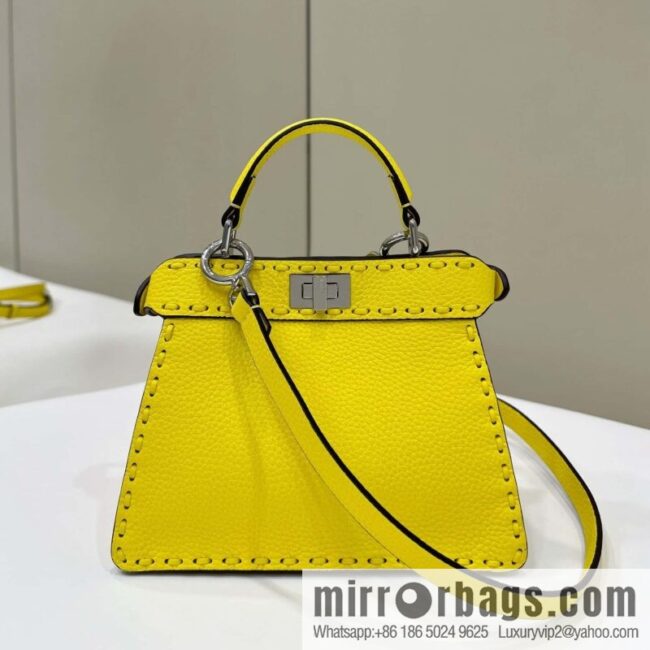 FENDI peekaboo new series I see you petite model number 80133As yellow