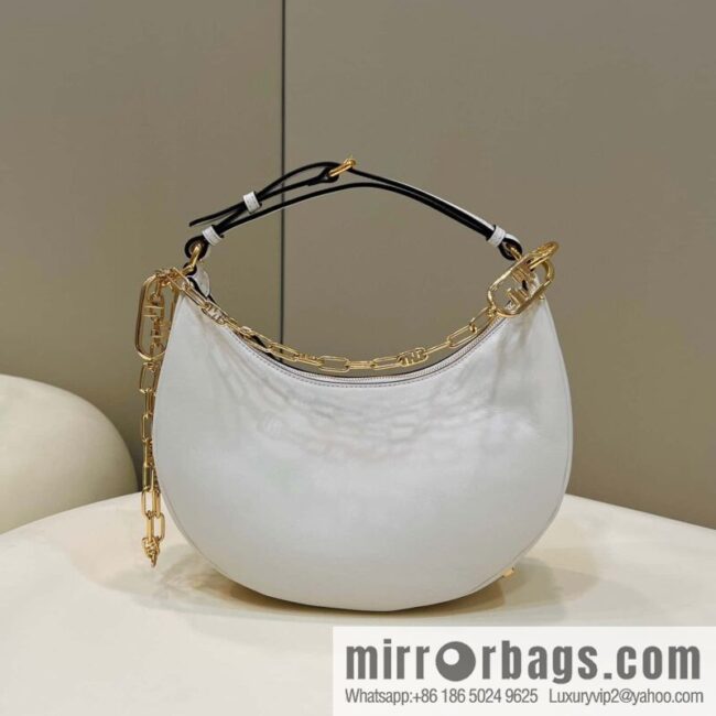 FENDI Fendigraphy armpit bag, model number: 80056m white