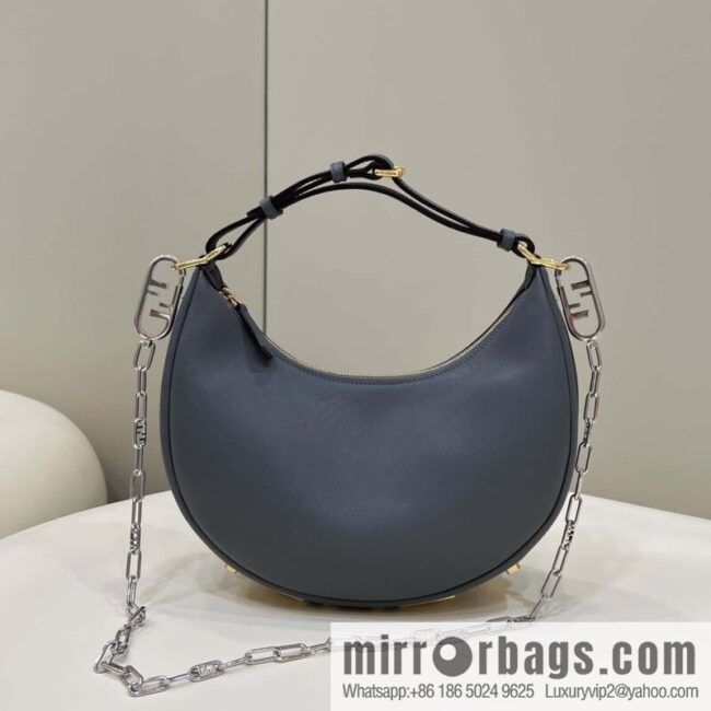 FENDI Fendigraphy armpit bag, model number: 80056m gray