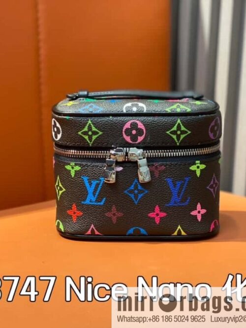 [Boutique‑grade] M13747 black color, mini cosmetic bag series Nice Nano cosmetic bag