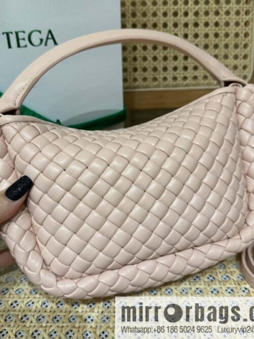 wsxc1736971462566_3-800x800bth1zjj03eg114426_20250702122705.jpg BV Small Cobble Handbag 805739 Embossed Powder