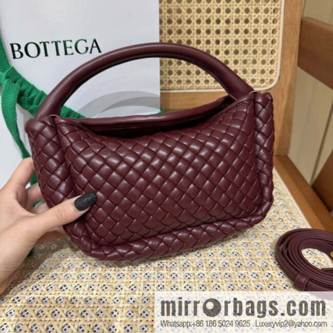 wsxc1736979473242_0-800x800gzdy2ozpayi114388_20250702122523.jpg BV Small Cobble Handbag 805739 Barolo Burgundy