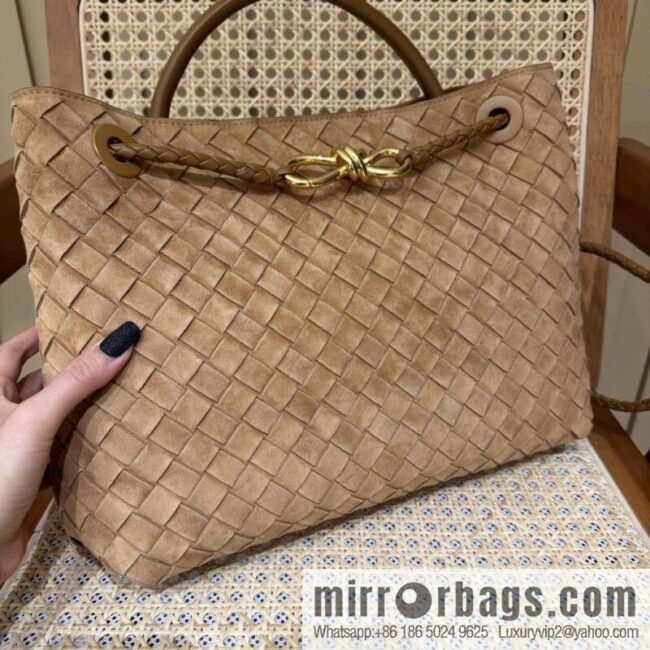 wsxc1736980854541_0-800x80030ojpmtn1wy114147_20250702121521.jpg BV Medium Andiamond Handbag 766016 Suede Caramel