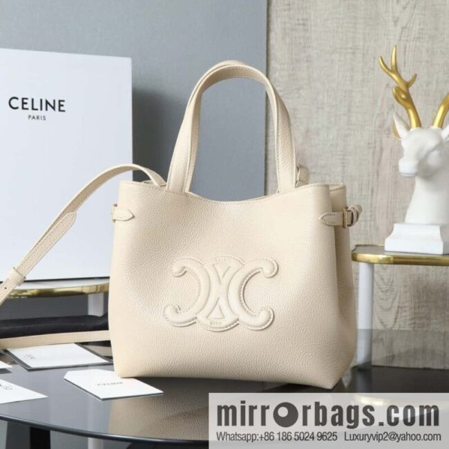 [Premium quality, all-steel hardware] New product launched cabas anais granular cow leather handbag, small model number: 118613