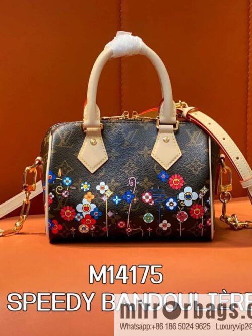 [Boutique‑grade] M14175 presbyopia silk screen, pillow bag speedy new LV x TM SPEEDY BANDOULIZRE 20 handbag