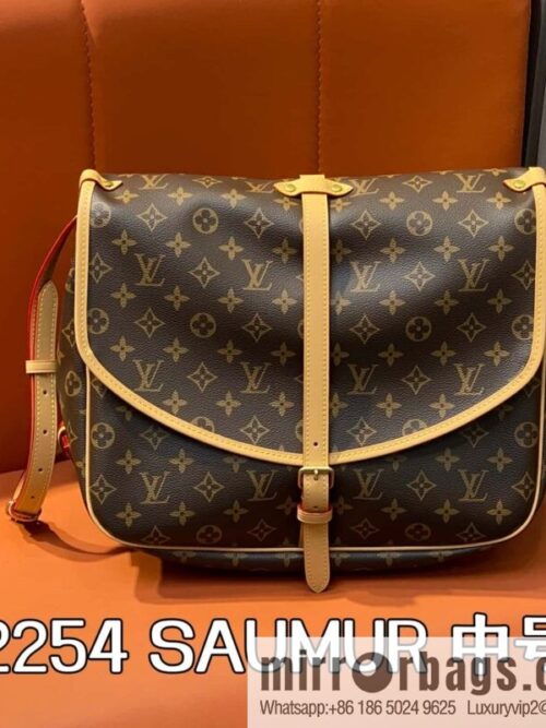 [Boutique‑grade] M42254 presbyopia, Gemini medium handbag SAUMUR medium handbag, M42254 Gemini bag medium