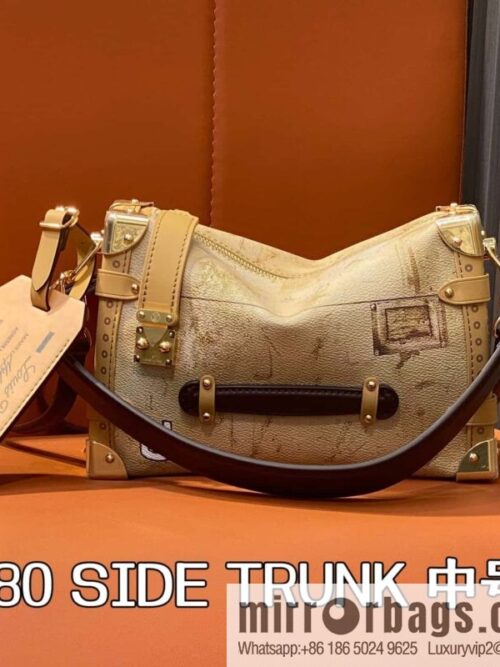 [Boutique‑grade] M12480 printed Gu Ailing soft box SIDE TRUNK medium handbag