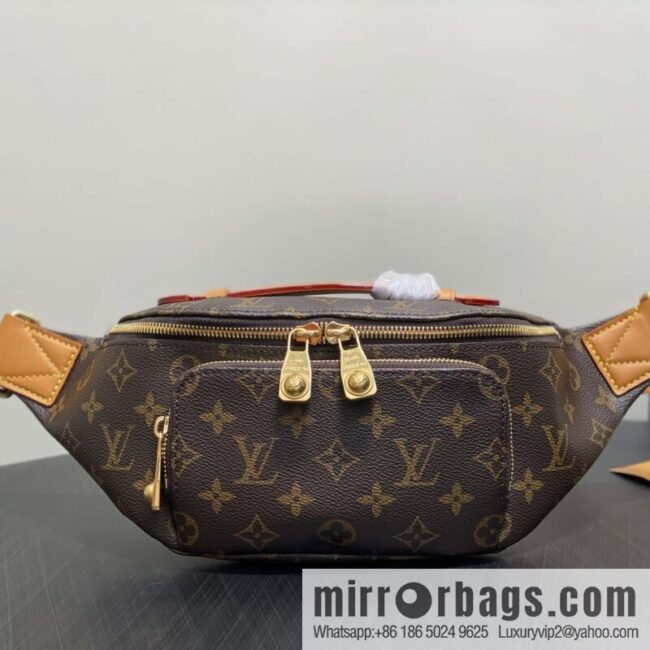 [Boutique‑grade] M14019 monogram breast bag fanny pack RUSH JM medieval fanny pack