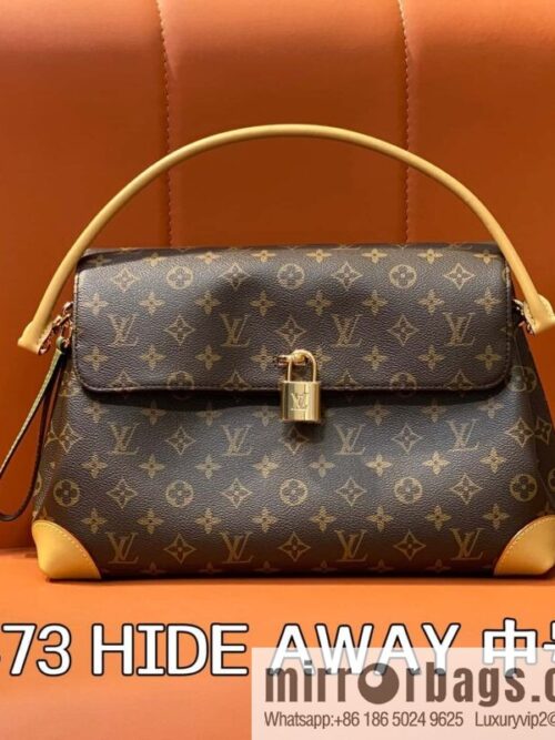[Boutique‑grade] M14473 monogram lock bag large bag HIDE AWAY medium handbag