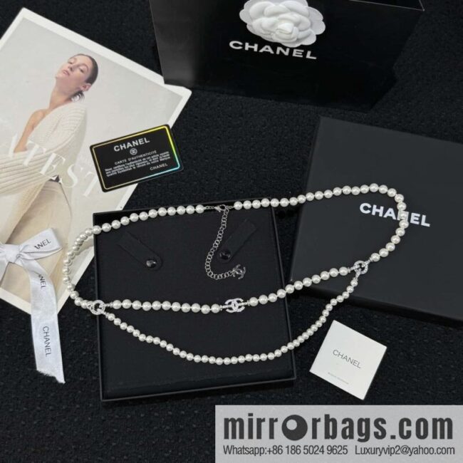 wsxc1751911600930_0-800x800xkegyrh3u50174860_20250708144659.jpg ❗️New ❗️☀️ New ☑️ Chanel double c pearl waist belt waist chain ☀️