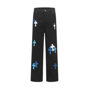 Chrome Hearts Jeans-N2803 Washed Black - CHJ003